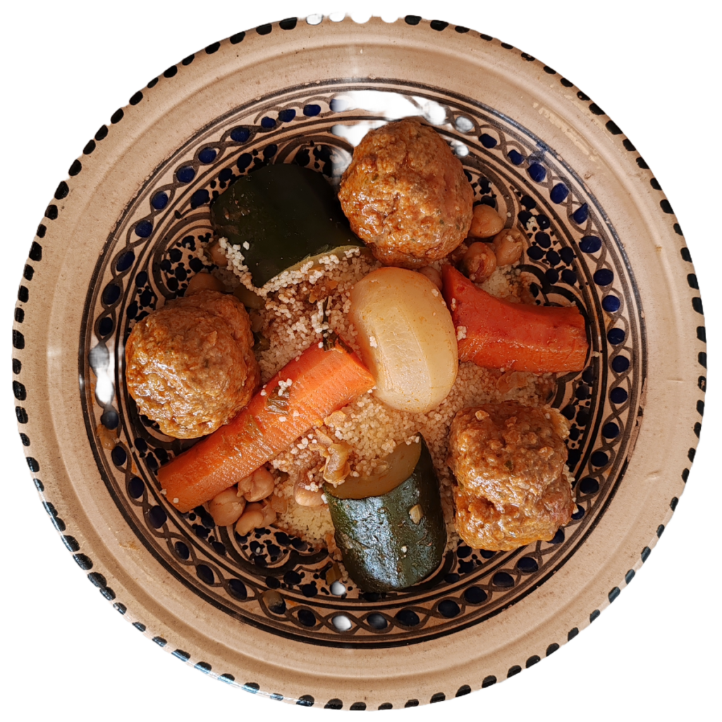 couscous 3 boulettes de viande